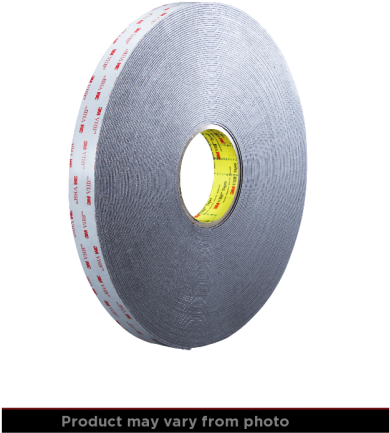 3m 5962 Vhb Tape, 1" X 5 Yds., Black, 1/case (vhb596201r) (500x500), Png Download