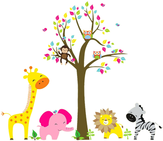 Cor Do Fundo - Wall Decal (350x350), Png Download