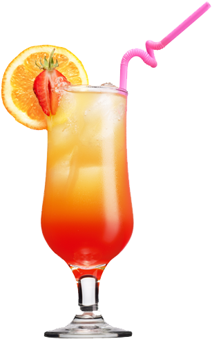Drink Clipart Hd Png Images - Tequila Sunrise Cocktail Png (347x521), Png Download