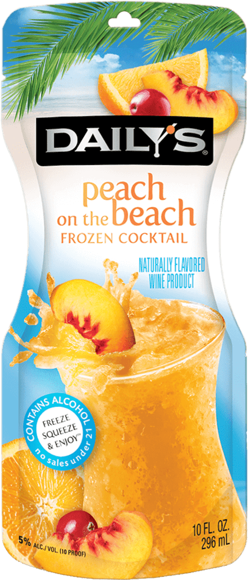 Enjoy A Beach-style Cocktail - Daily's Cocktails (547x1200), Png Download