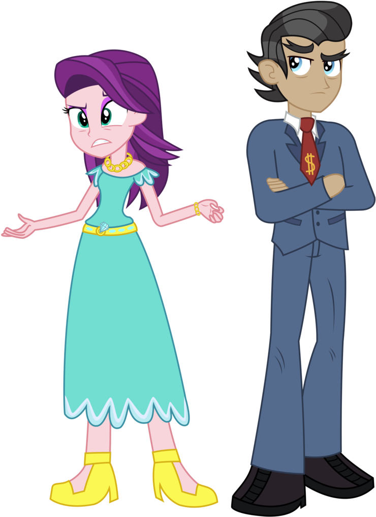 Sketchmcreations, Equestria Girls, Equestria Girls-ified, - Spoiled Rich And Filthy Rich (755x1024), Png Download