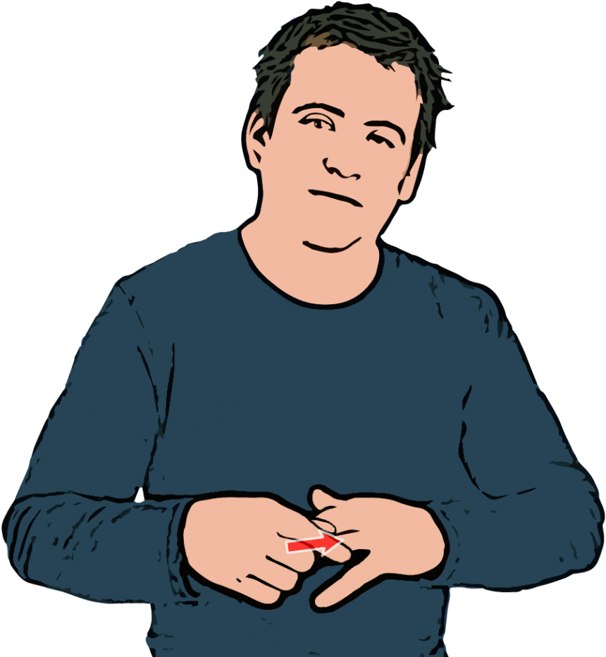 British Sign Language - Husband Sign Language (908x930), Png Download