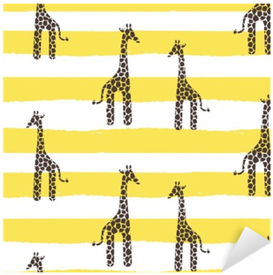 Girafa Manchas Textura Amarelo E Branco - Northern Giraffe (400x400), Png Download