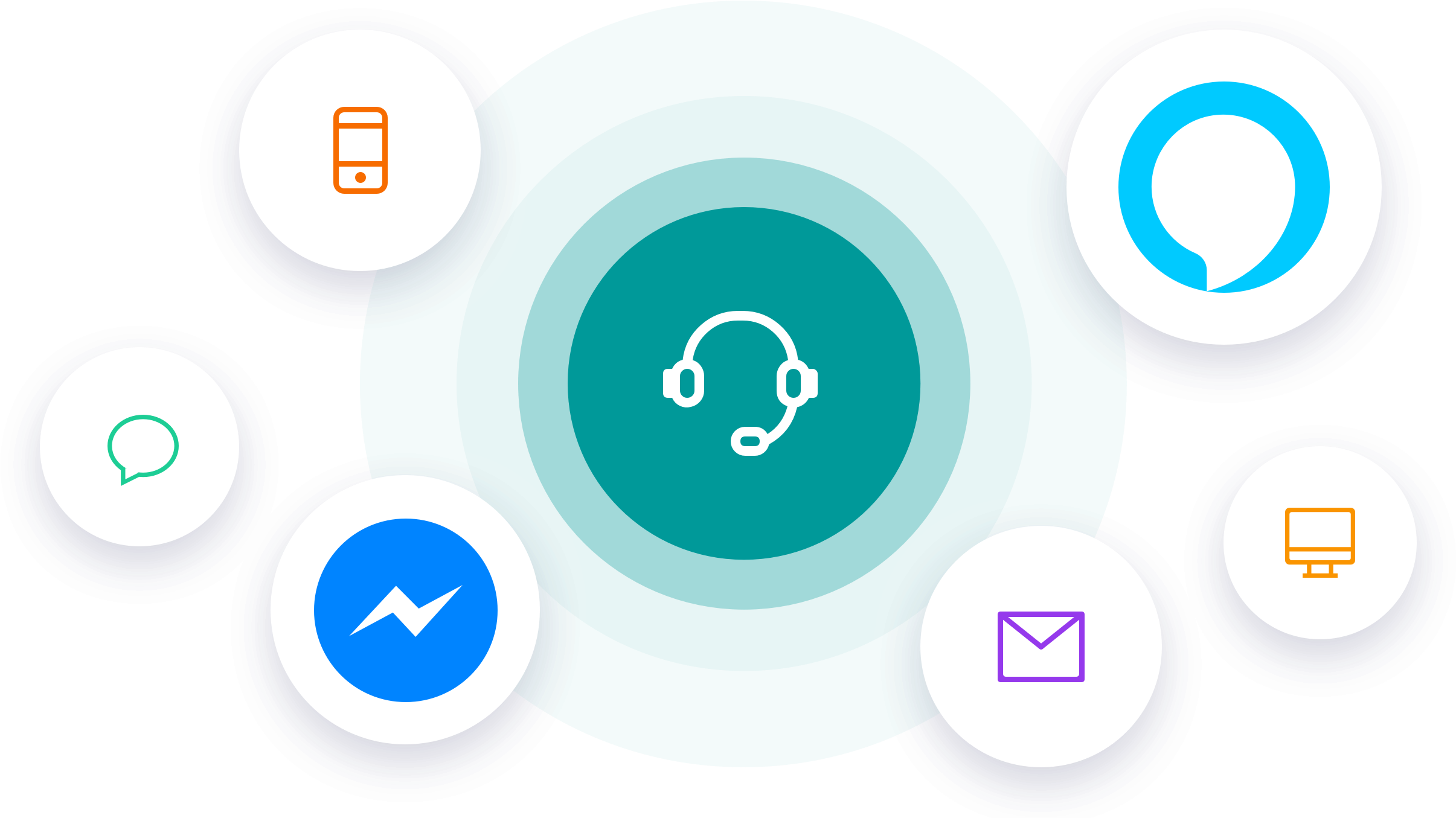 Engage Users Where They Are - Virtual Assistant (2560x1440), Png Download