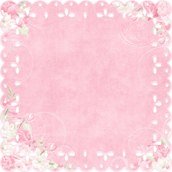Papiers Pour Creas Rose - Paper (600x600), Png Download