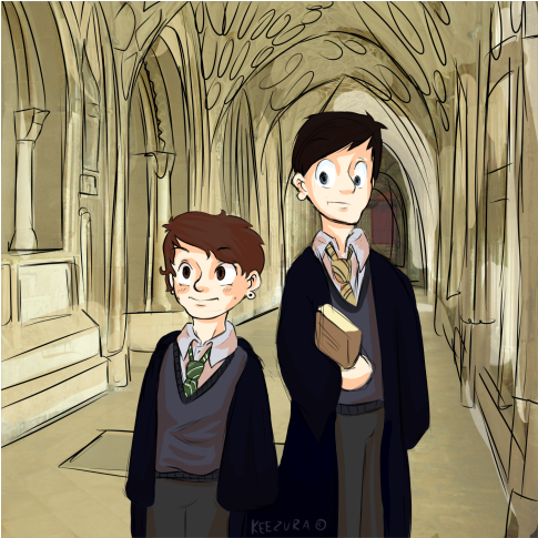 “ Sometimes I Forget That Dan And Phil Wouldn't Be - Cartoon (500x500), Png Download