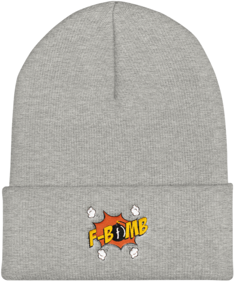 Dreamlove Cartoon Fbomb Cuffed Beanie - Beanie (600x600), Png Download