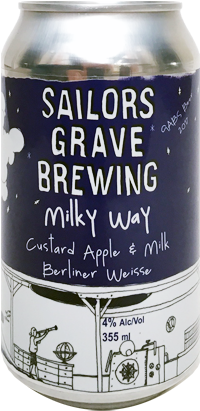 Beer Sailors Grave Brewing Milky Way - Milky Way (300x475), Png Download