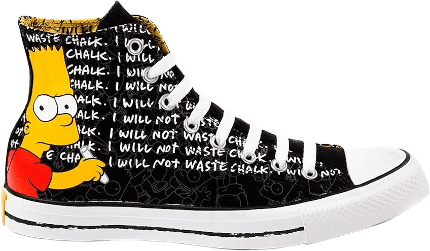 Converse Chuck Taylor All Star Hi - Converse Chuck Taylor All Star 141390c Black/multi (848x495), Png Download