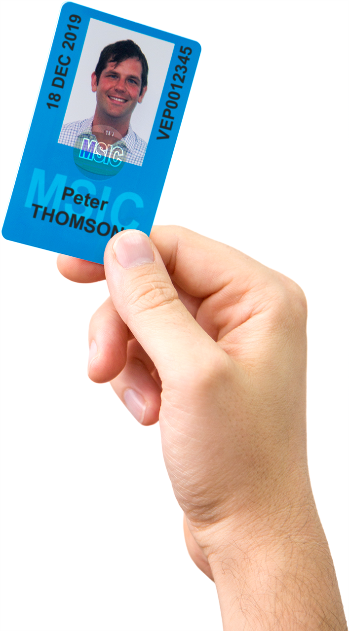 Maritime Security Identification Card - Martime Security Identification Card Australia (707x1280), Png Download