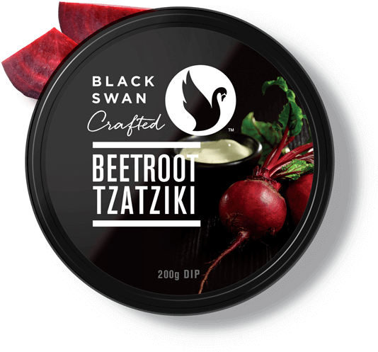 Beetroot Tzatziki - Black Swan Roasted Garlic Hummus (580x540), Png Download