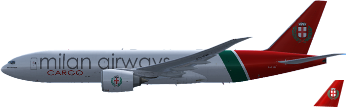 Boeing 777-200 F - Portable Network Graphics (740x242), Png Download