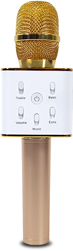 Dwm-10 Karaoke Rechargeable Mic - Padraig Q7 Handheld Wireless Bluetooth Karaoke Singing (550x550), Png Download