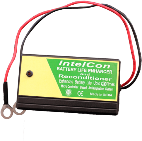 Intelcon Battery Life Enhancer - Electric Battery (499x499), Png Download