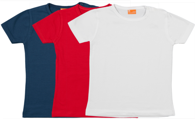 Set 3 Camisetas Manga Corta - Blue (620x404), Png Download