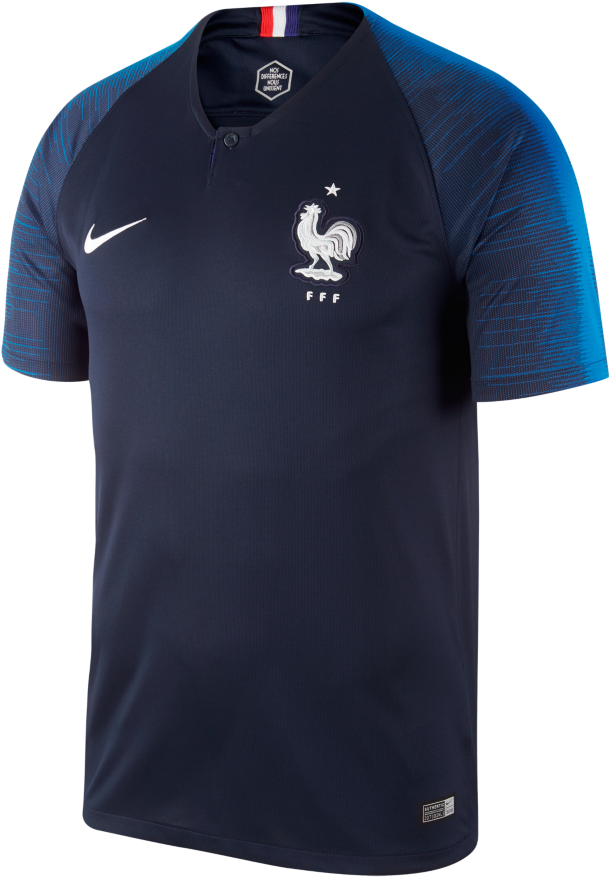 Camiseta Francia Home - Maillot De Foot France 2018 (1024x1024), Png Download