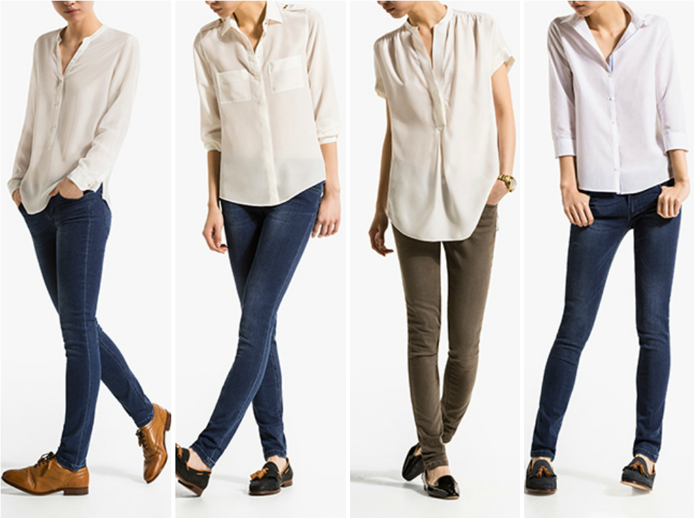 Camisa Blanca Massimo - Camisa Blanca Mujer Combinacion (1024x768), Png Download