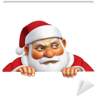 3d Old Santa Claus Cartoon (400x400), Png Download