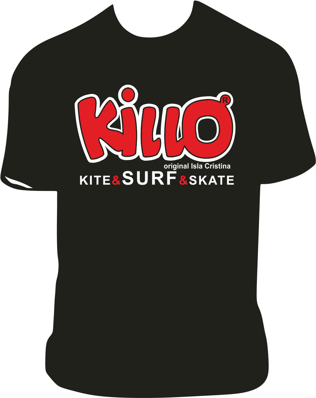 Camiseta Negra Talla Xl - Active Shirt (1487x1811), Png Download