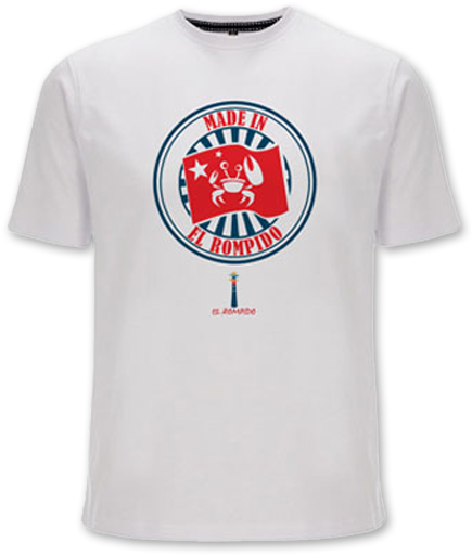 Camiseta Made In El Rompido Blanca - Football (900x545), Png Download
