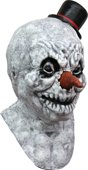 Serial Killer Snowman Santa Slayer Deluxe Adult Latex - Frosty Jack Mask (305x589), Png Download