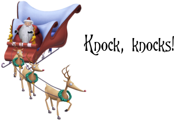 Italyfiore Good Vs Evil Pants Blue Bunnylm Tiger Plushie - Reindeer And Santa Claus Merry Christmas Cool Tote (627x309), Png Download