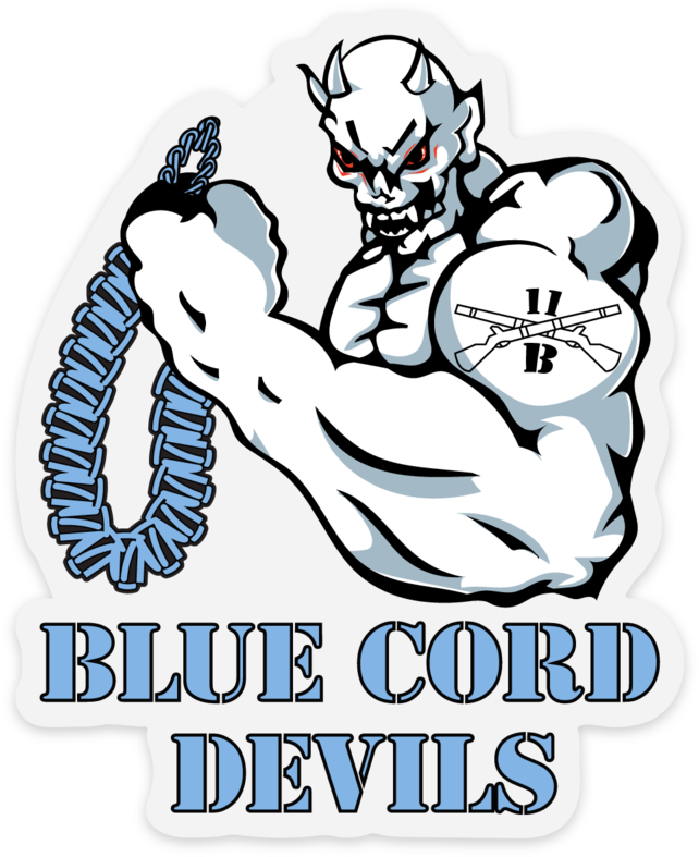 Blue Cord Devils (676x821), Png Download