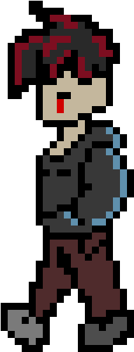 Dark/sans Sprite - Pixel Art (400x630), Png Download