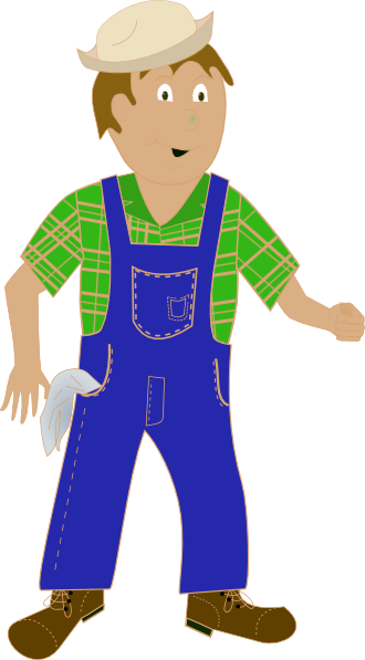 Farmer And Wife Clipart Farmer Hi Png Toanwu Clipart - Farmer Clip Arts (330x597), Png Download