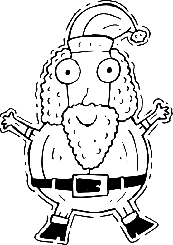 Artfavor Santa Claus 2 Scalable Vector Graphics Svg - Clip Art (555x785), Png Download