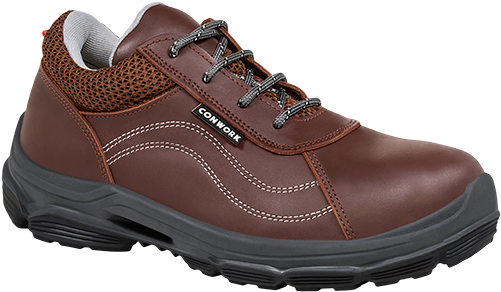 Zapato De Seguridad Marrón (500x341), Png Download
