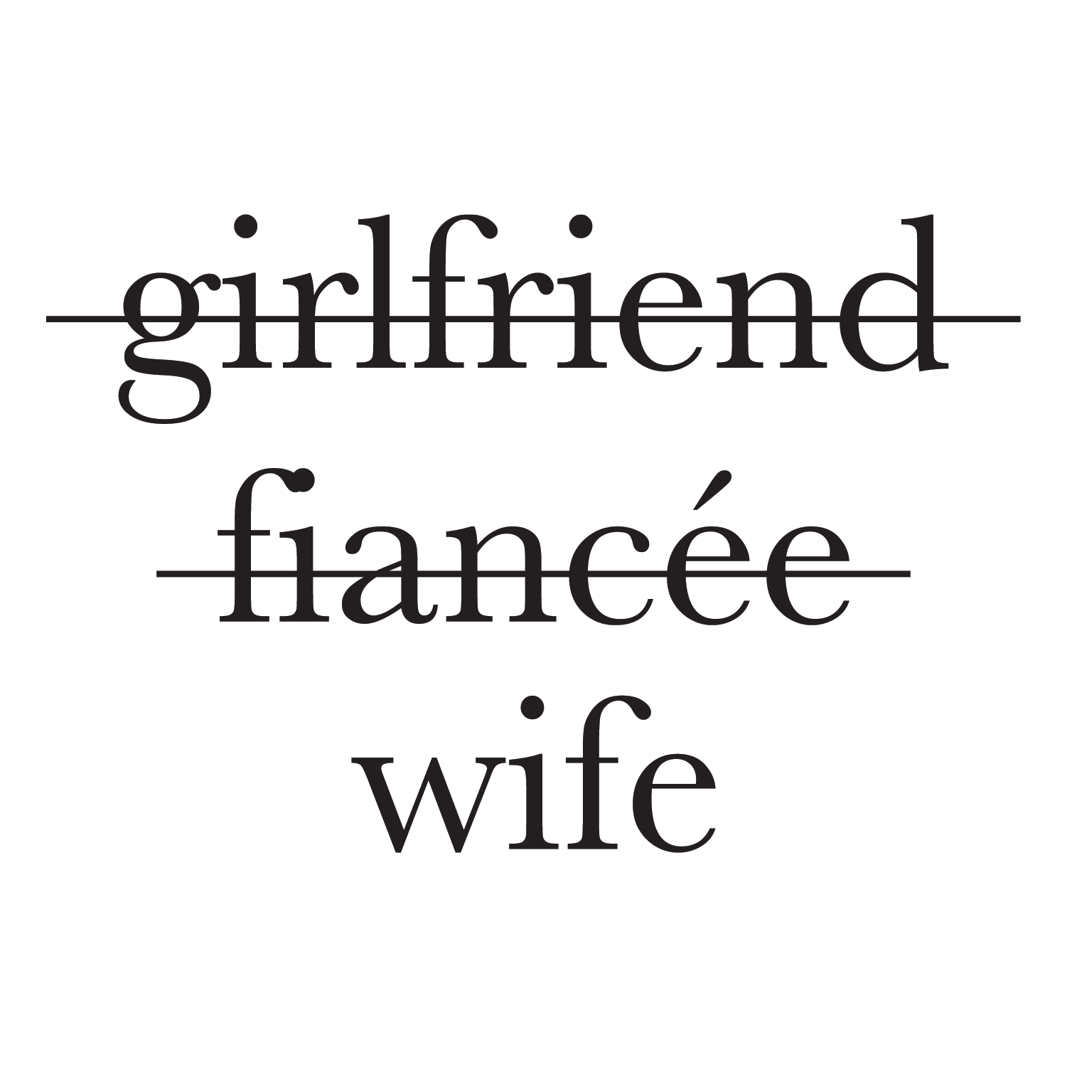 Girlfriend Fiancee Wife (1501x1500), Png Download
