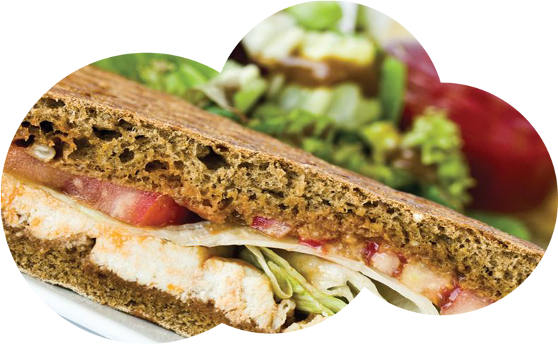 Mask-chicken - Fast Food (792x488), Png Download