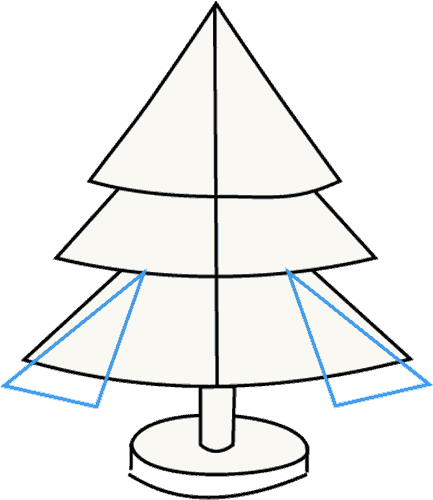 How To Draw Christmas Tree - Christmas Tree (678x600), Png Download