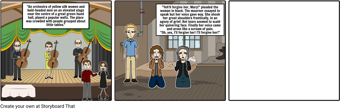 Maggie Part - Storyboard (1164x385), Png Download