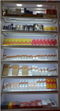 Não Lágrimas Sem Fumaça Branca Vela Brilhante - Shelf (360x360), Png Download