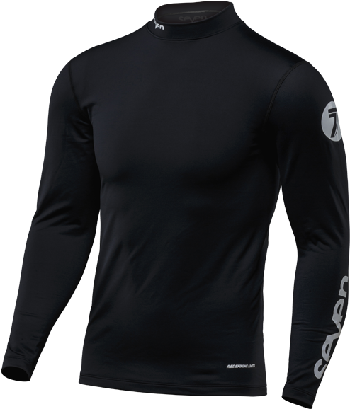 Black - Seven 2018 Zero Staple Comp Black Jersey - 2xl (520x595), Png Download