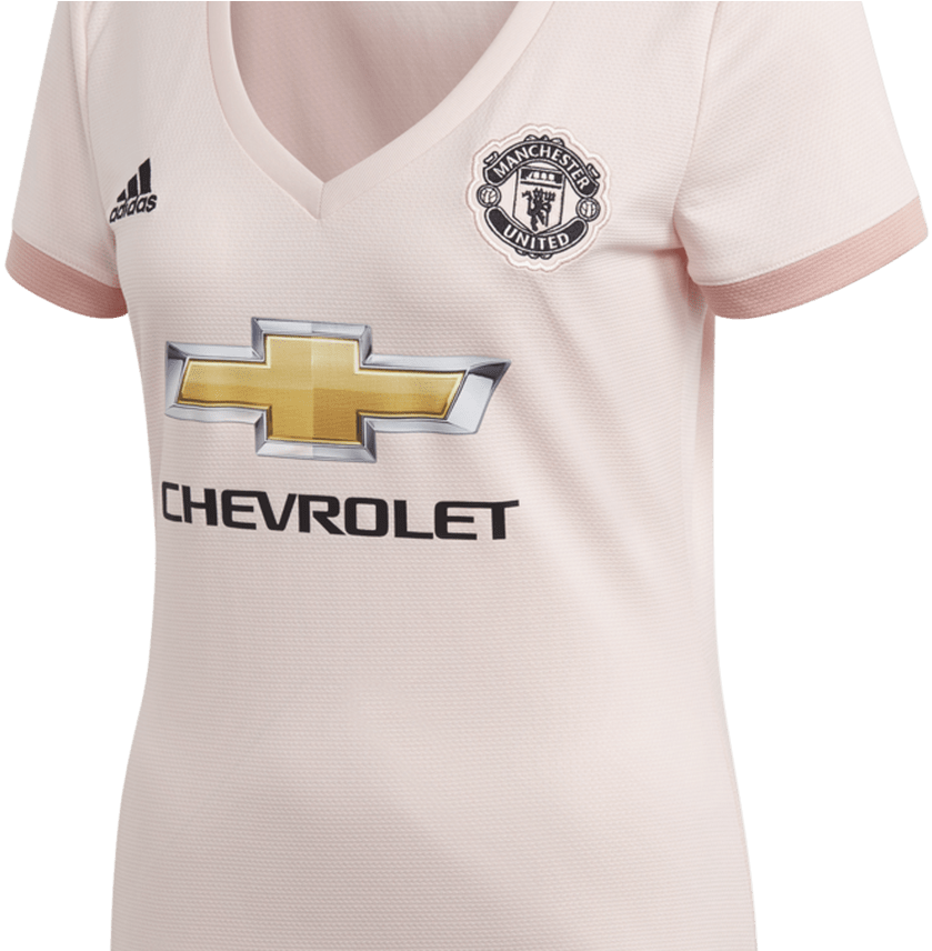 Manchester United 18/19 Away Women Jersey - Chevrolet (1368x855), Png Download