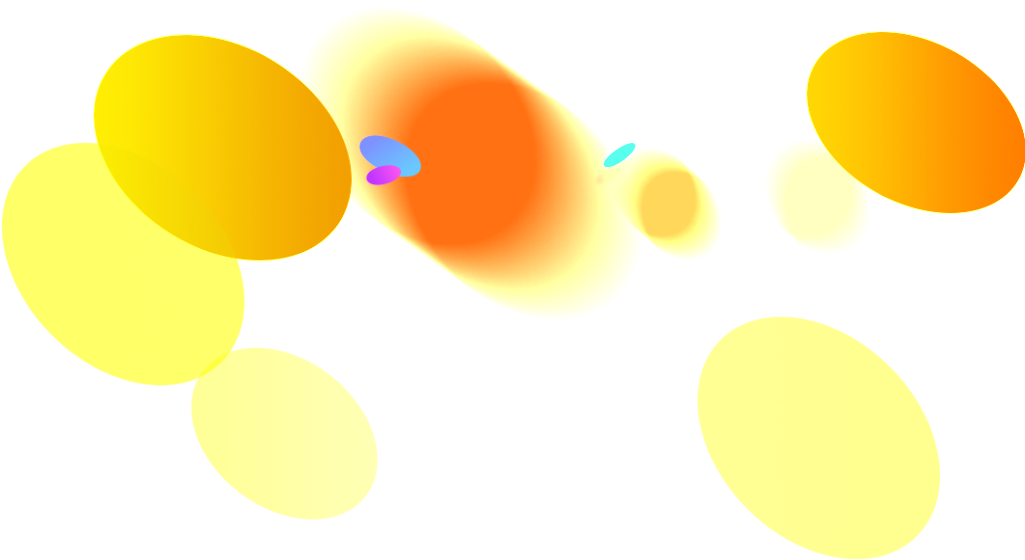 Png De Elementos Do Círculo De Fantasia Amarela - Portable Network Graphics (1024x568), Png Download