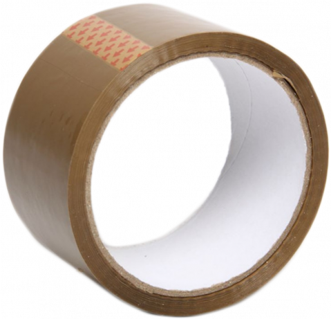Brown Packing Tape 48mm X 40m - Circle (736x460), Png Download