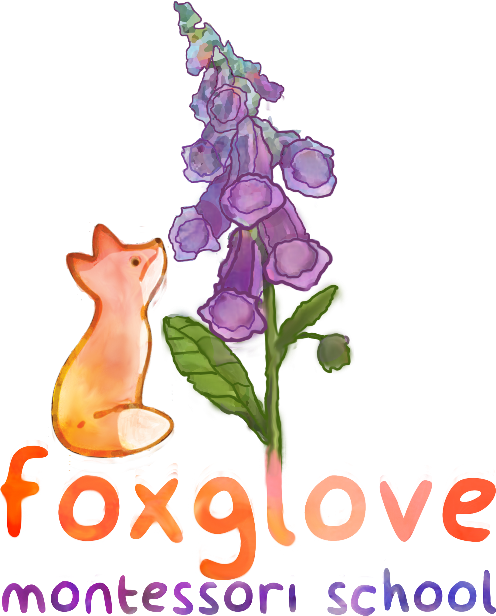 Logo - Foxglove Logo (1699x2087), Png Download