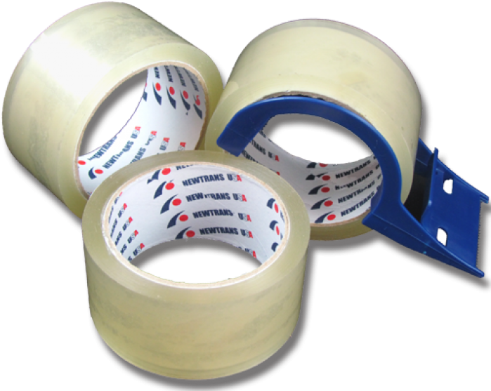 Packing Tape 3 Rolls & Clamshell - Uboxes Packing Tape - 3 Rolls & Light Duty Tape (700x700), Png Download