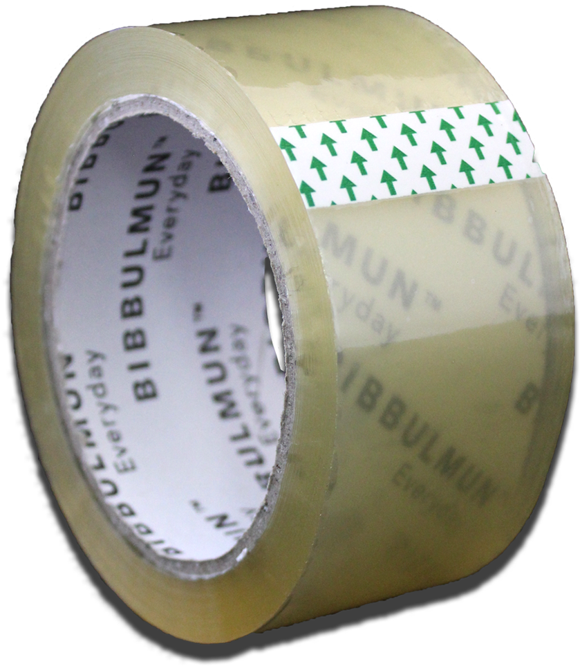 Download Packaging Tape Clear 48mm X 75m Beige Full Size PNG Image