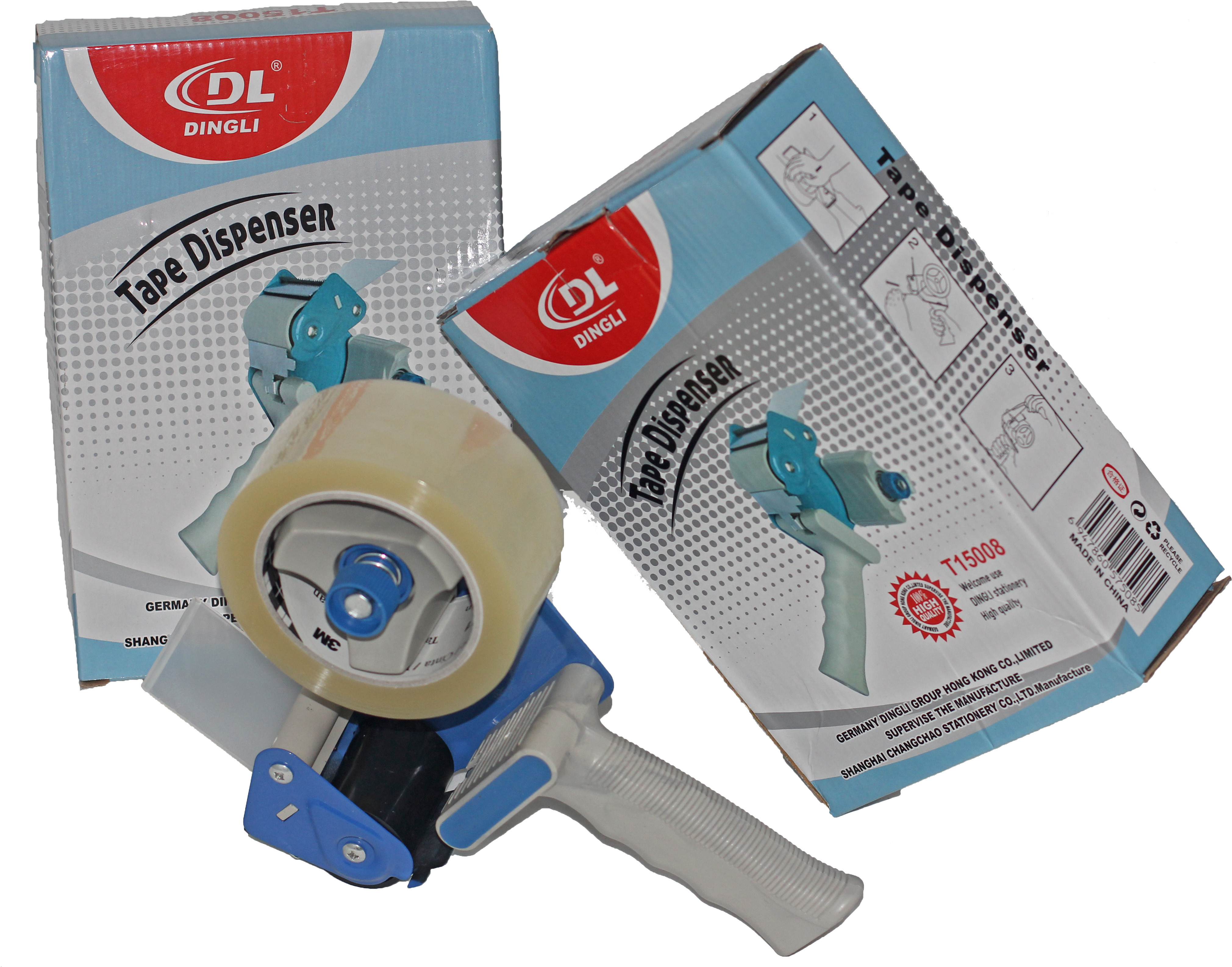 Tape Dispenser With Handle - Tendi Nastro Pacchi Professionale Tendinastro Nastratrice (4332x3300), Png Download