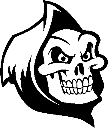 Dibujo De Muerte Con Capucha Para Colorear - Dibujos De La Muerte Para Dibujar (600x470), Png Download