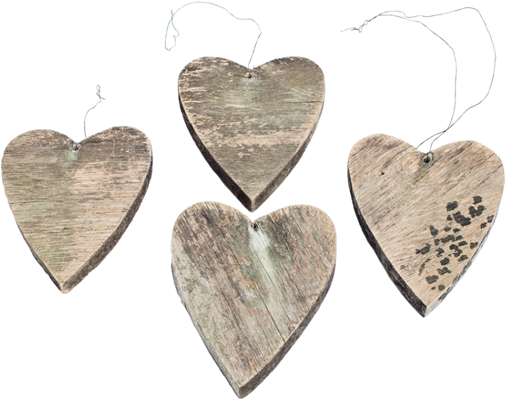 Wooden Heart - Heart (749x578), Png Download