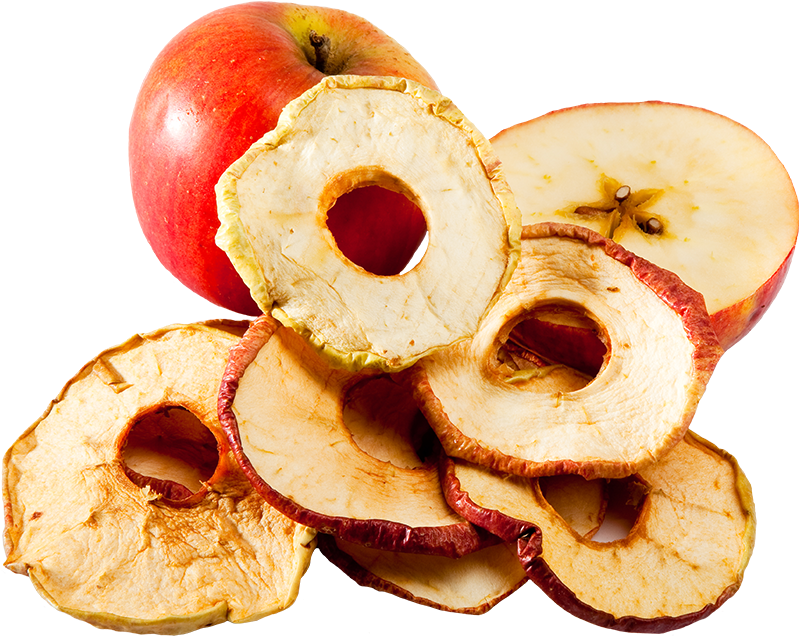 Raw Organic Dried Apple Slices - Getrocknete Apfelringe (1200x1200), Png Download