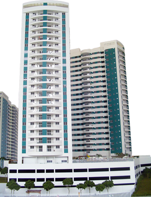 Fsc Maquetes - - Maquete Predio Png (307x400), Png Download