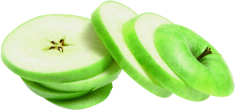 It Was Eve Who Coaxed Adam To Eat The Apple, The Forbidden - Green Apple Slices Png (760x396), Png Download