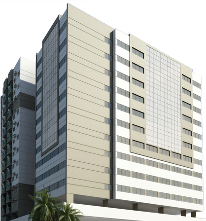 Contacel Gestão De Condomínios - Commercial Building (418x448), Png Download